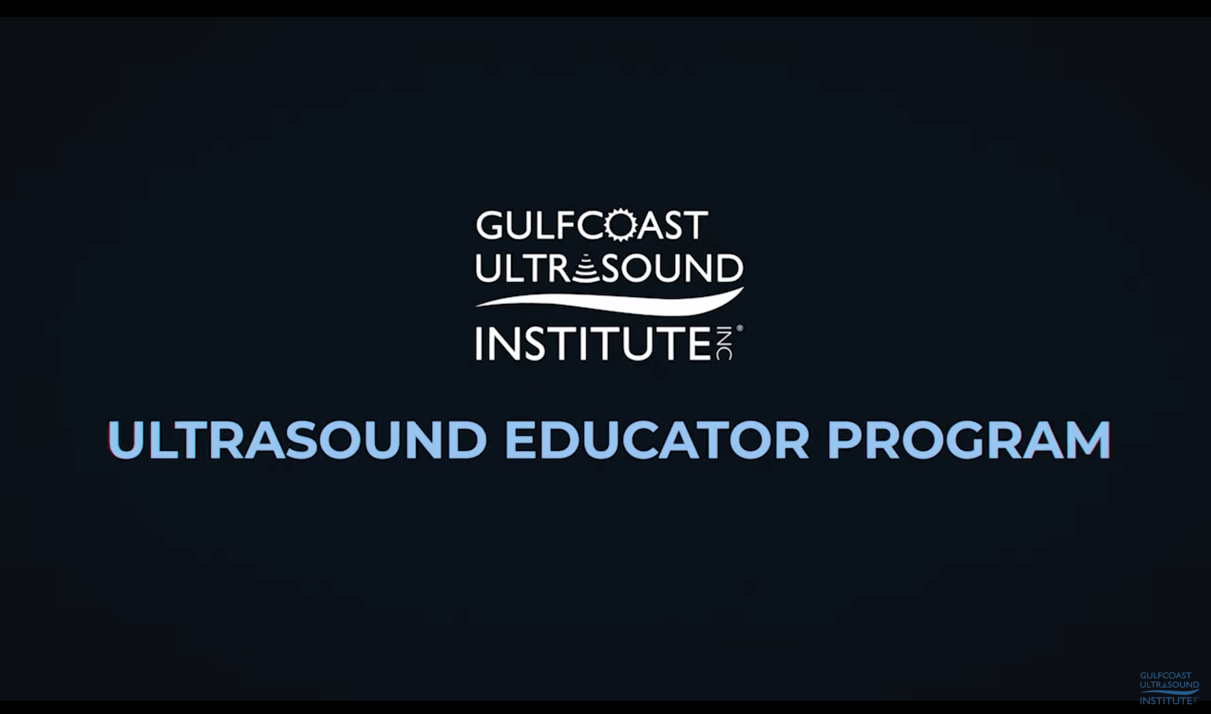 Ultrasound Educator Program from Gulfcoast Ultrasound